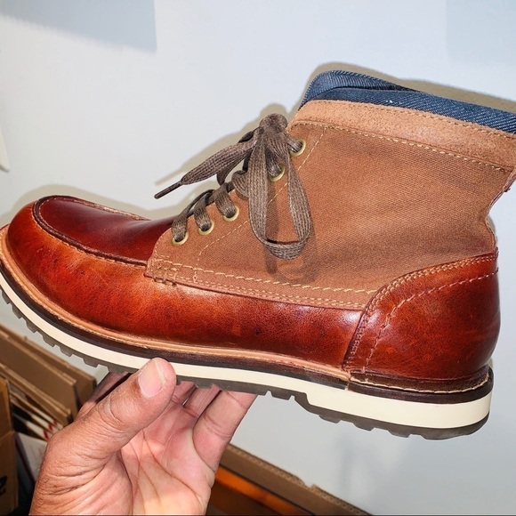 Aldo Two Tone Boots - Picture 11 of 11